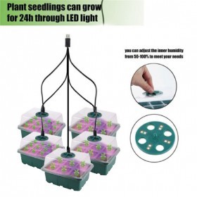  صواني تشتيل 12 عين (عدد 5 ) مع اضاءة 