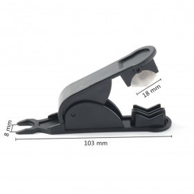  قطاعة هوز معكرونة سوداء 