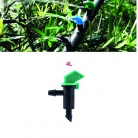  منقط هوز 6 ملم اخضر 4 لتر بالساعه  (عدد 10) 