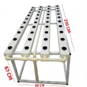  نظام سطحي لزراعة الفراولة والخس 40  شتلة 