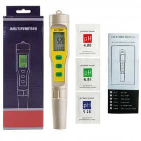  PH جهاز قياس مطور 2 في 1 مع بودرة قياس 