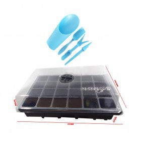  صينية تشتيل 24 عين  3 قطع مع غطاء مع طقم تشتيل صغير 